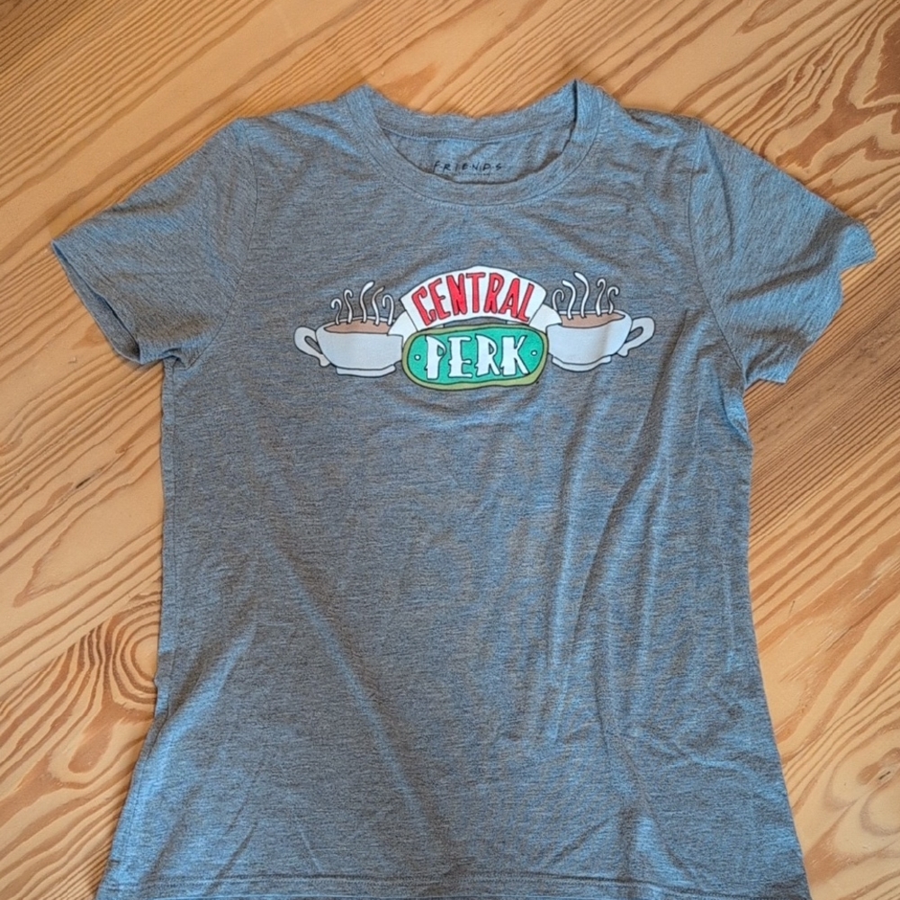 Gray Central Perk Ladies  T-Shirt